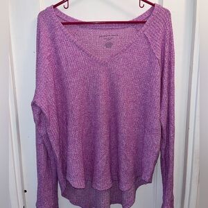 Purple Soft & Sexy Plush American Eagle Sweater